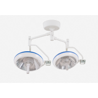 医療診療照明手術ライト用天吊りハロゲン無影灯KD700/700（2灯式）