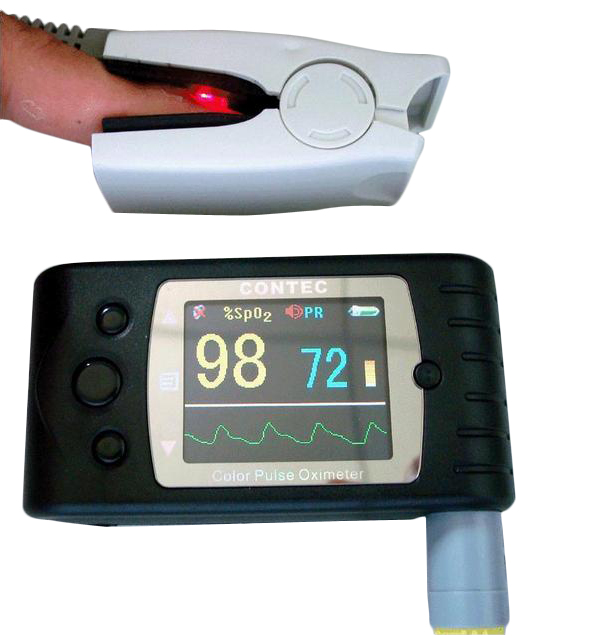 血中酸素濃度計(パルスオキシメータ)CMS60C フィンガーUSB+CD